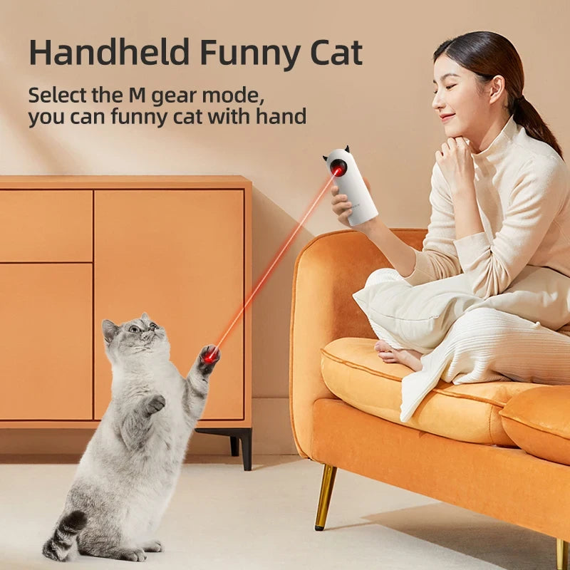 ROJECO Smart Laser Cat Toy - Automatic Interactive Pet Toy for Indoor Cats