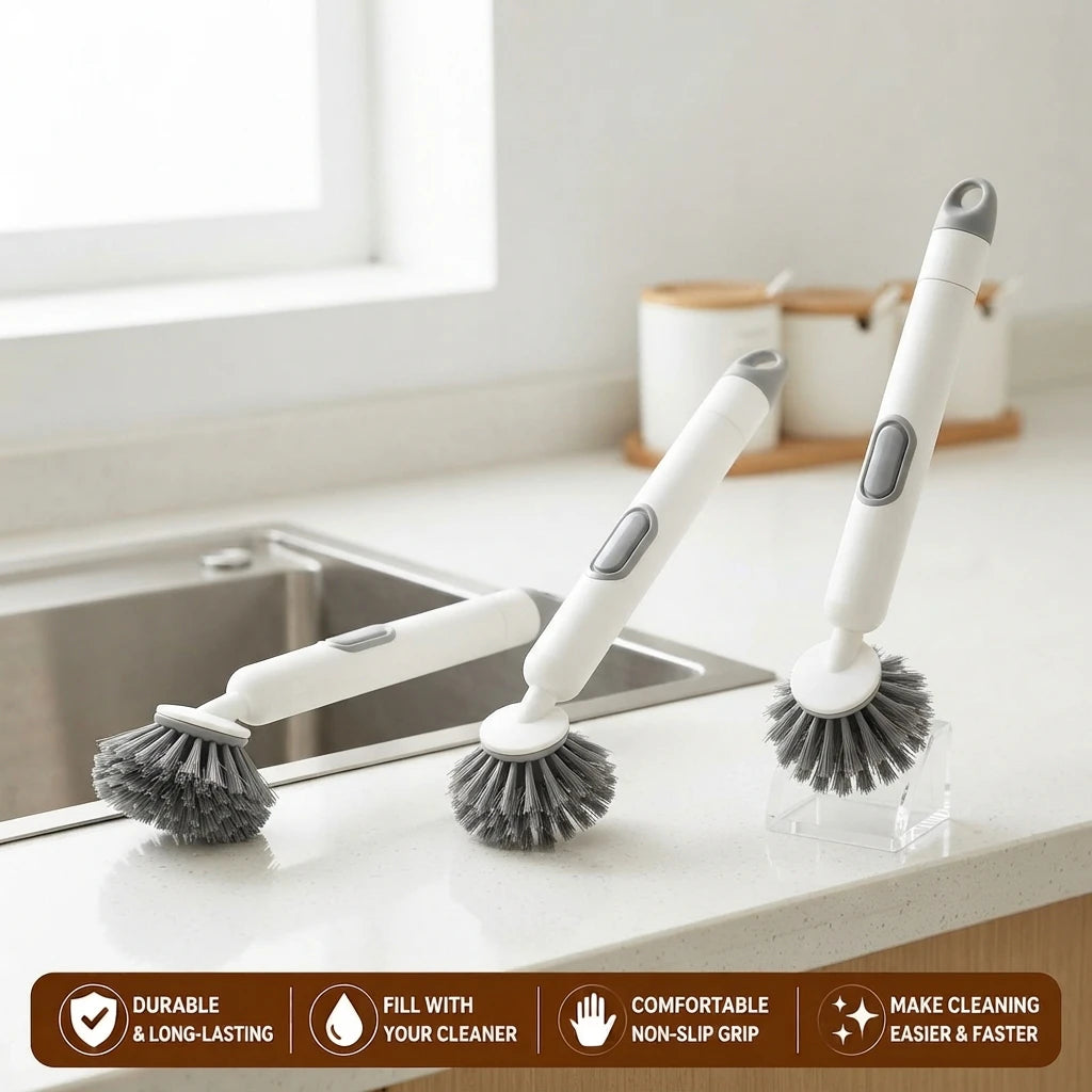 The Ultimate 360-Degree Kitchen Scrub Brush